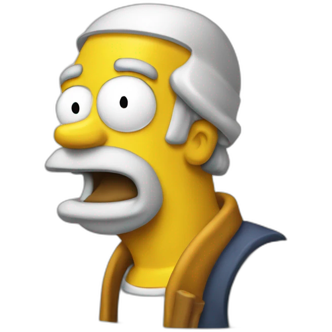 Homer qui rote emoji