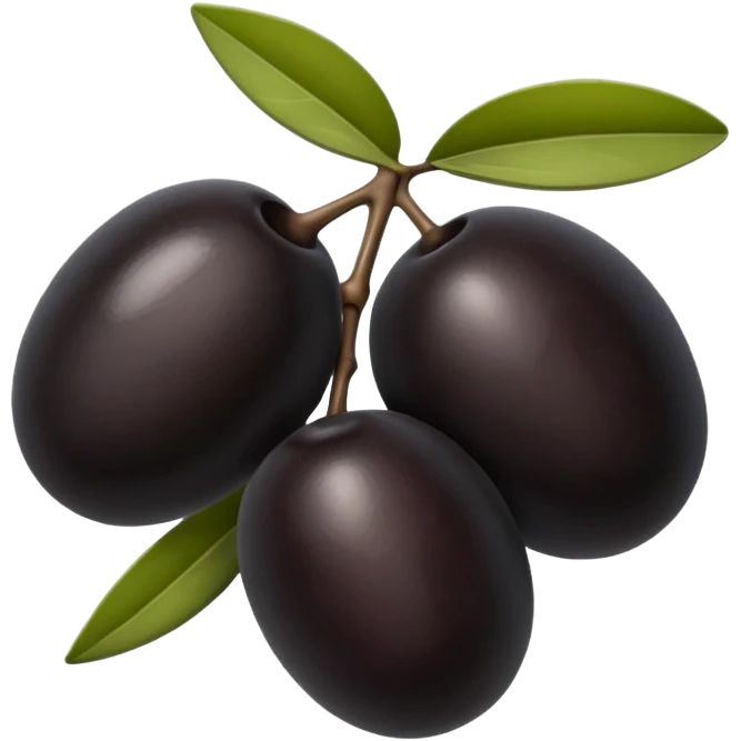 black olives emoji