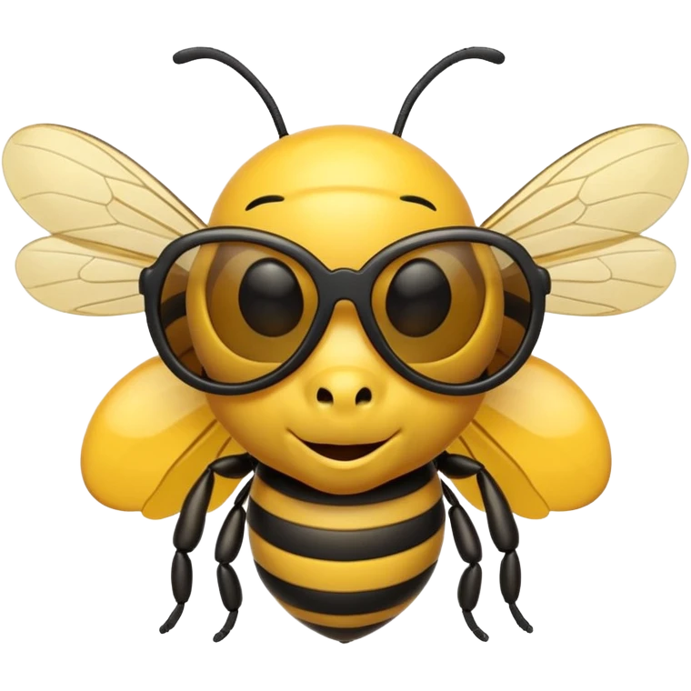 Bee wearing sunglasses  emoji