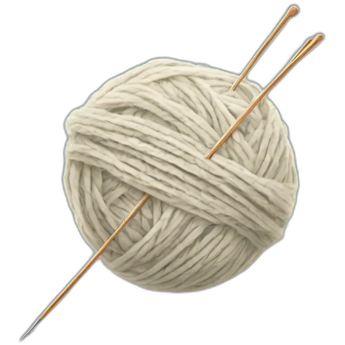 Ball of yarn and needles emoji