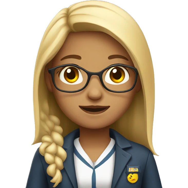 School girl emoji
