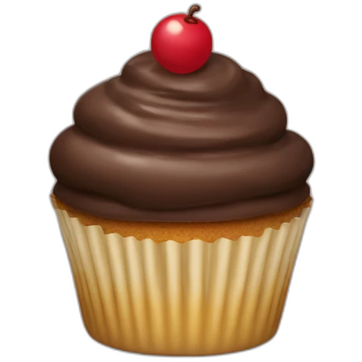 chocolate-cupcake emoji