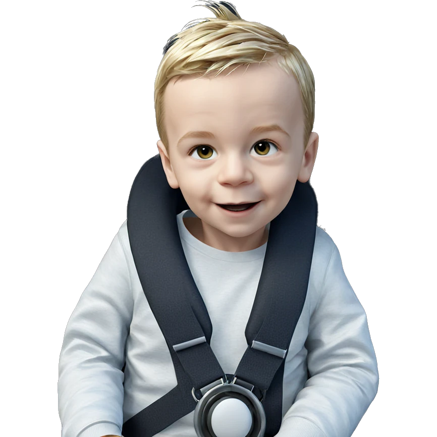 blonde boy in cockpit emoji