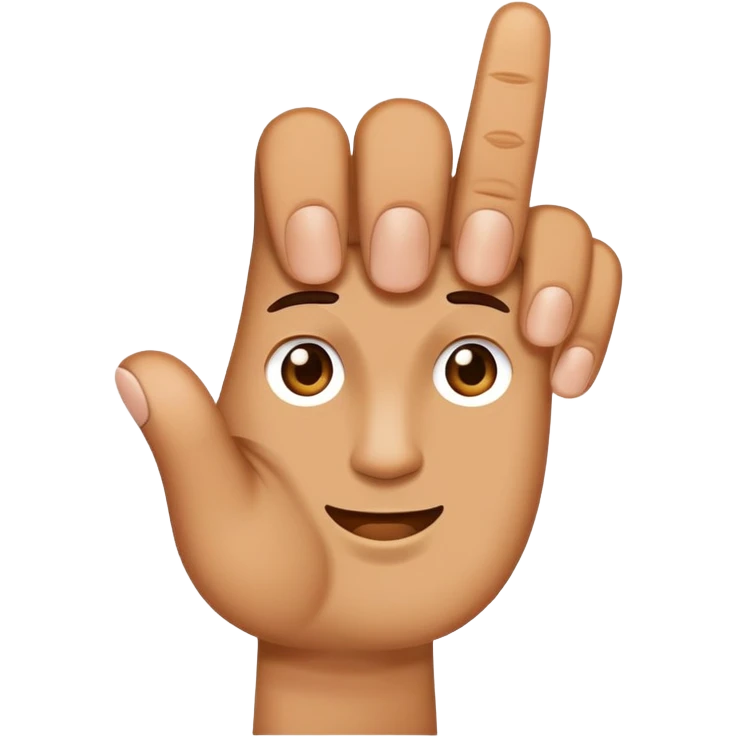 someone showing there middle finger  emoji