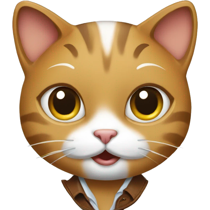 female cat with briefcase emoji