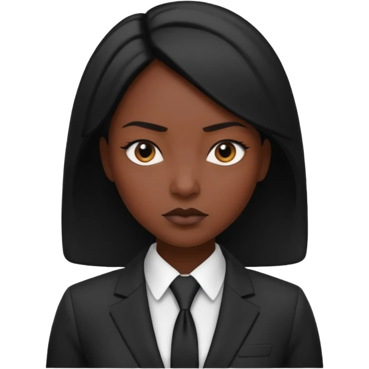 Business Photoshoot woman back and white emoji