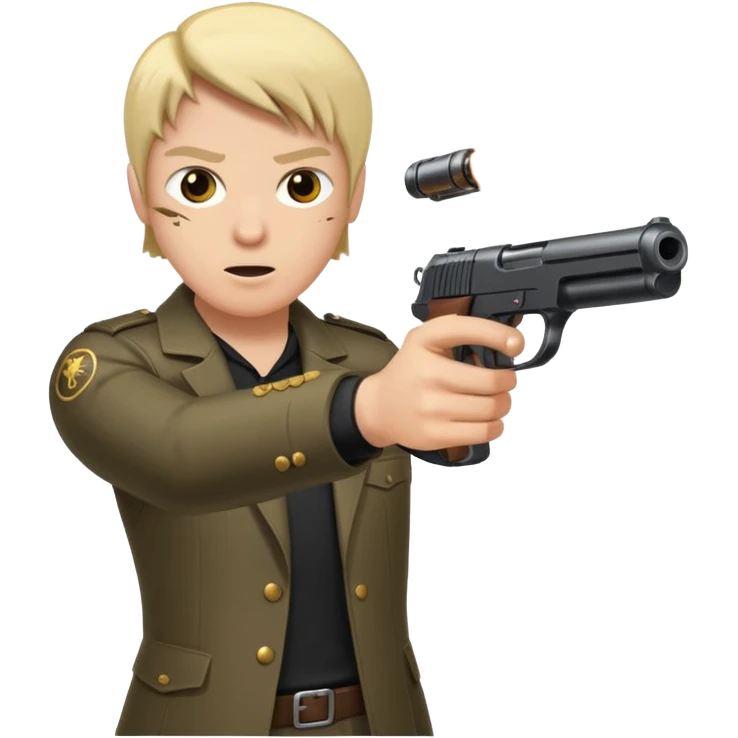 Neo matrix gun shot emoji