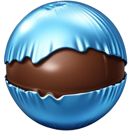 blue-wrapped chocolate bonbons emoji