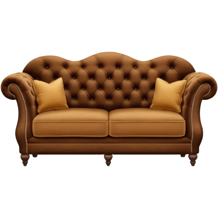 brown Aesthetic sofa emoji