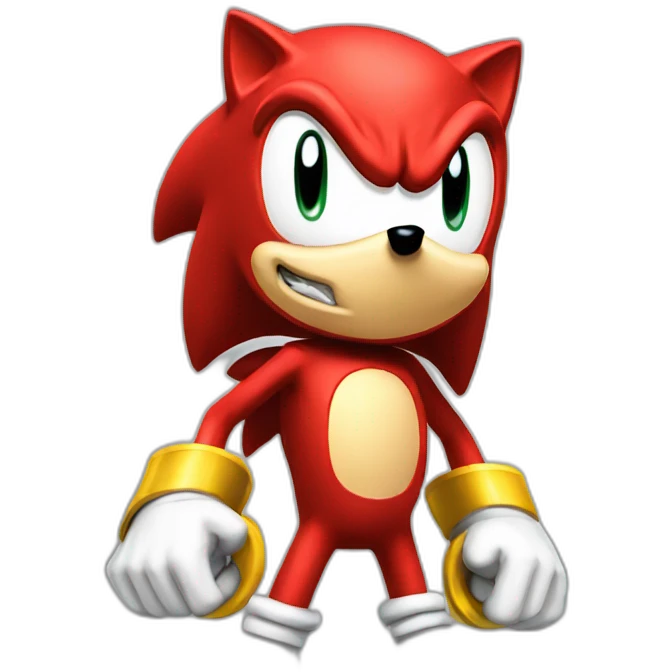 knuckles sonic emoji