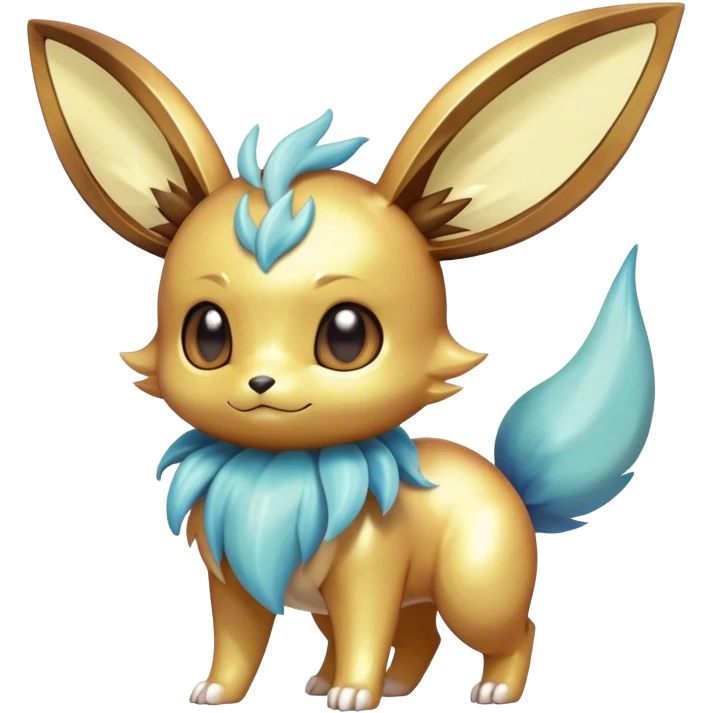 Shiny-Eeveelution-Cute-Fakemon-Bug-Pokémon-fusion full body emoji