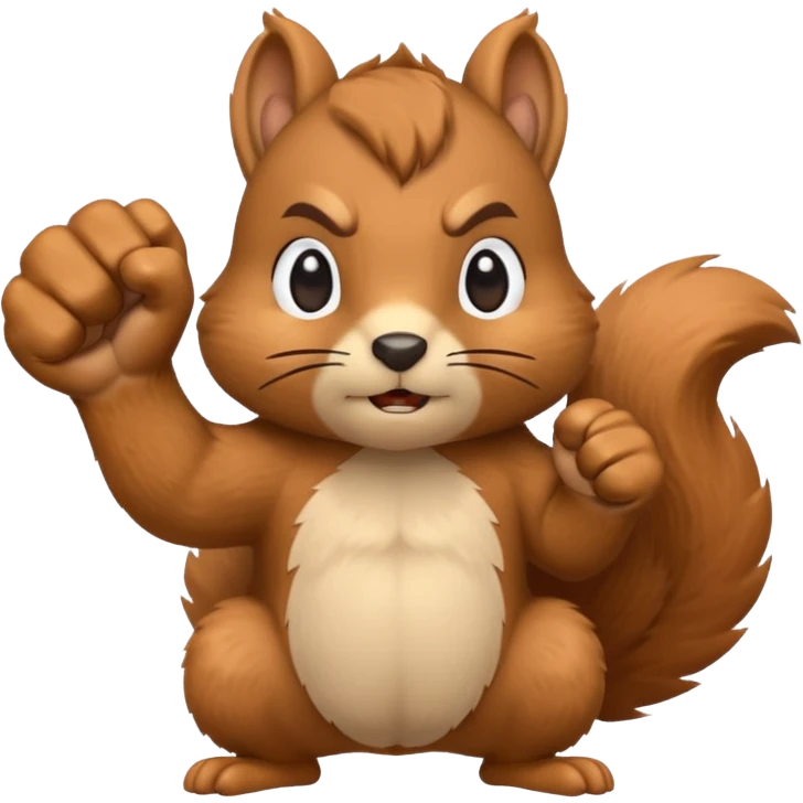 squirrel Figthers  emoji