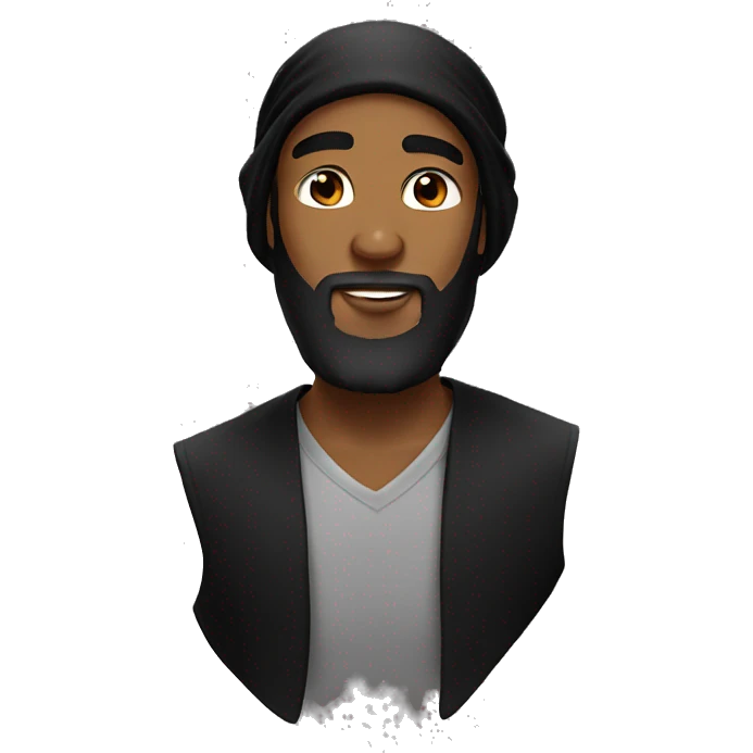 Beard and black durag emoji