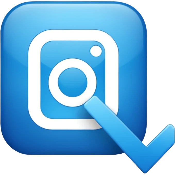 Instagram blue tik emoji