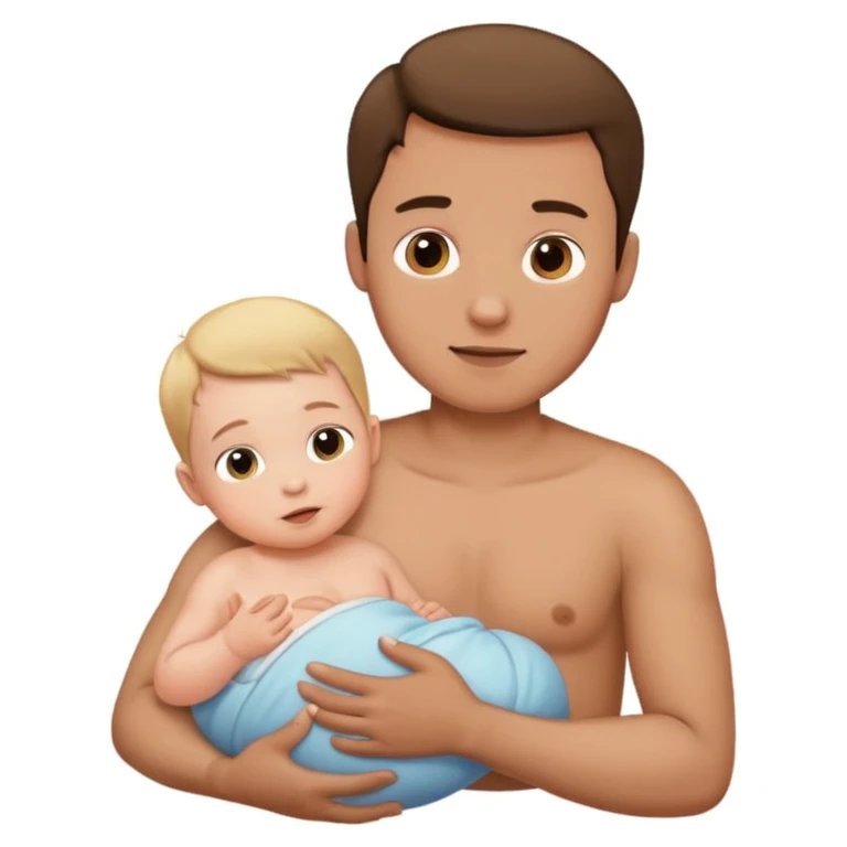 Breastfeeding man emoji