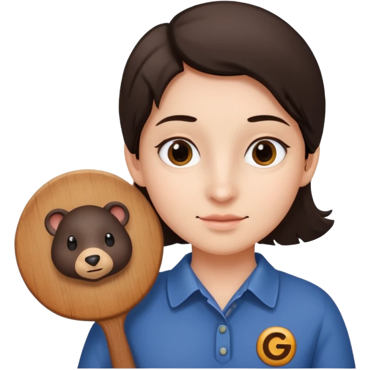 a mole for twitch chanel more realistic and she take a board escribe on GG or  emoji