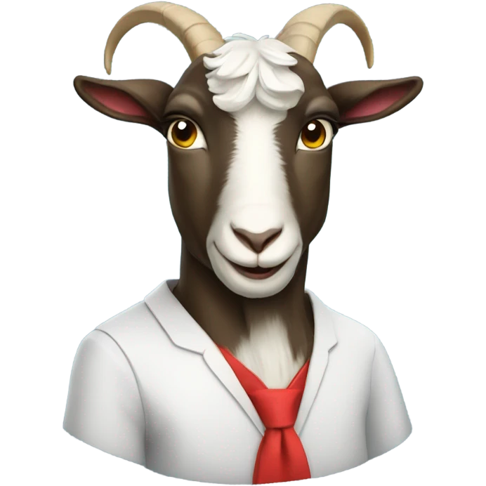 Teacher goat emoji