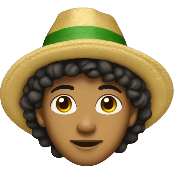 lightskin person with a jamaican hat emoji