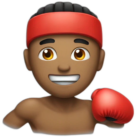 Boxing emoji