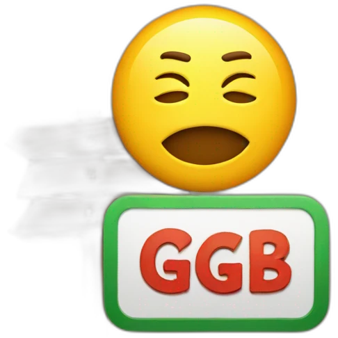 Sign that says GG emoji