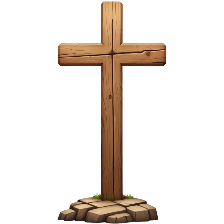 wooden cross emoji