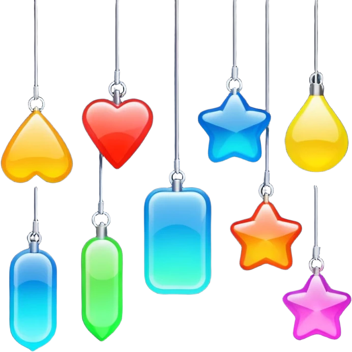 LED decoration hangings emoji