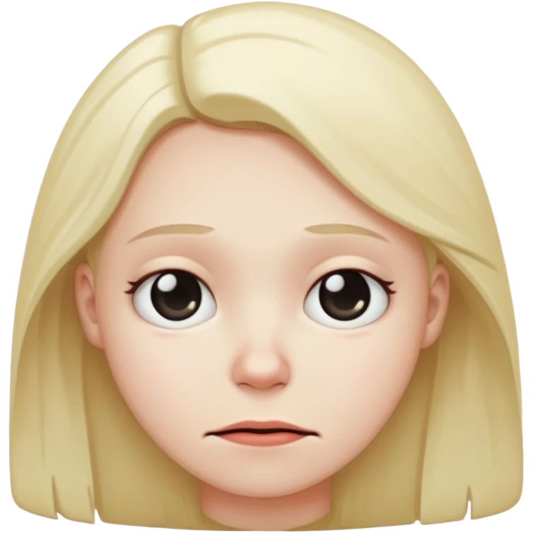 Quiero q sea una carita trizte q este mal pero q se vea feliz y en el fondo mal osea algo asi emoji