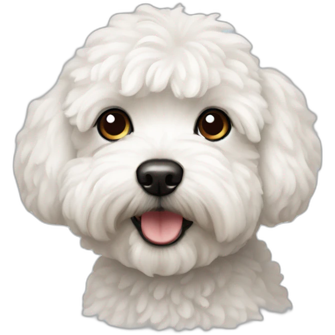 White maltipoo emoji