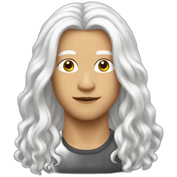 Sasha - men - white - long hair - LGBT emoji