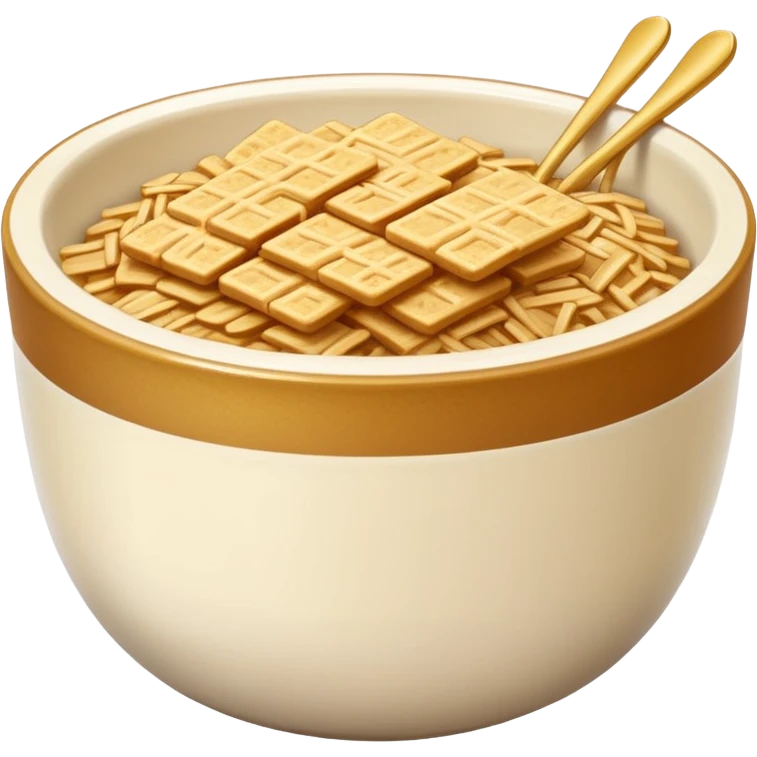 bowl of shredded wheat emoji