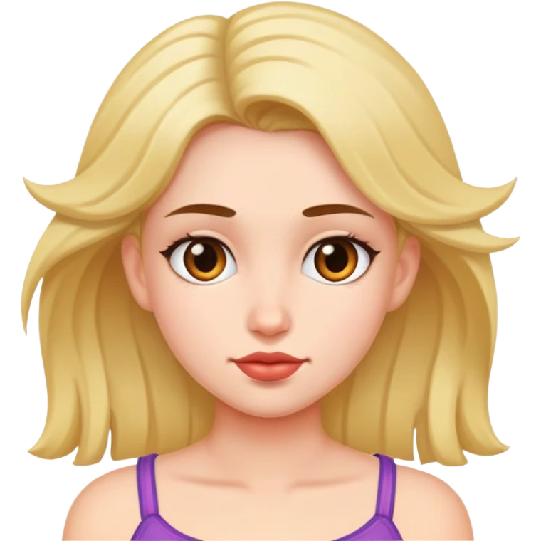 Girl with two dick emoji
