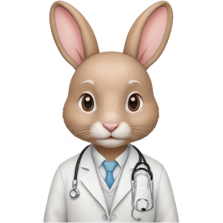 rabbit doctor emoji