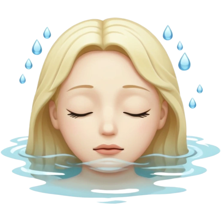 Underwater face emoji