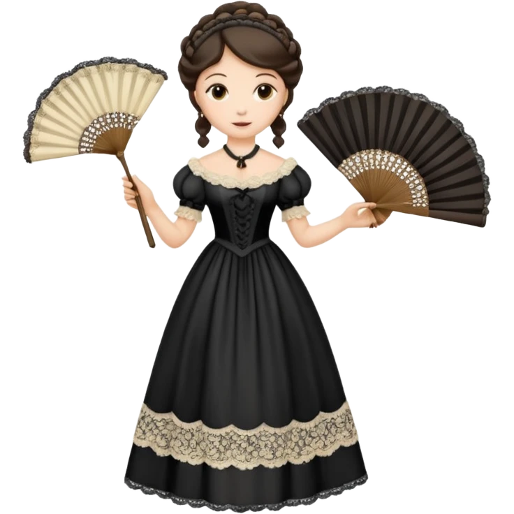victorian lady emoji