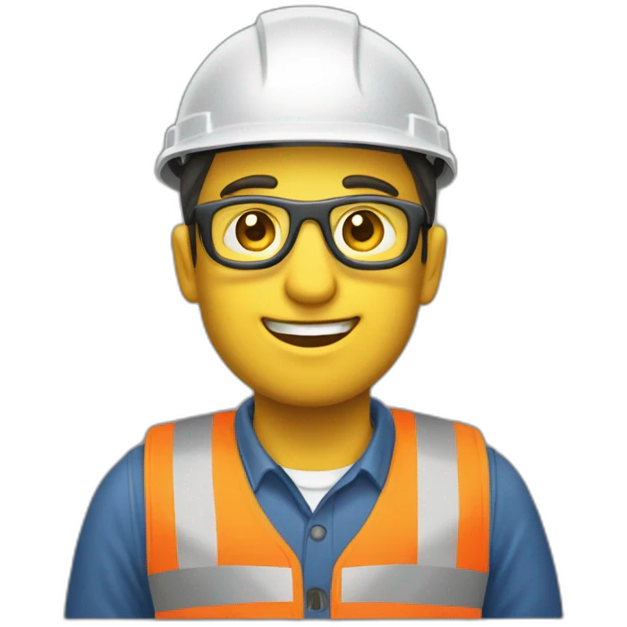 Panneaux routier Travaux emoji