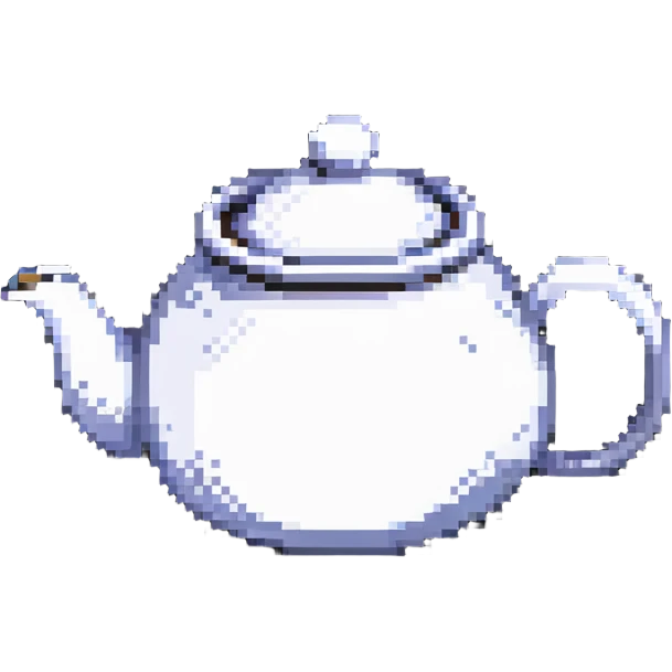 cute pastel pink teapot emoji