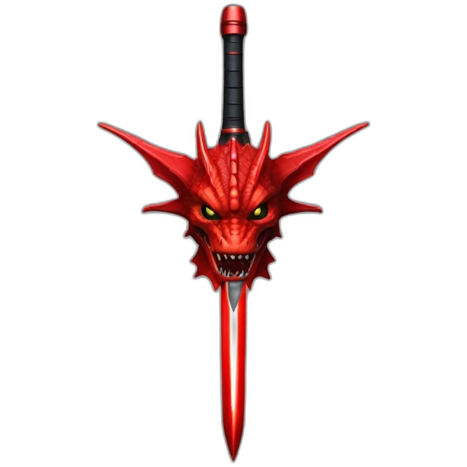crazy-funny-cyberpunk-red-dragon-head-star-wars-laser-sword-red emoji