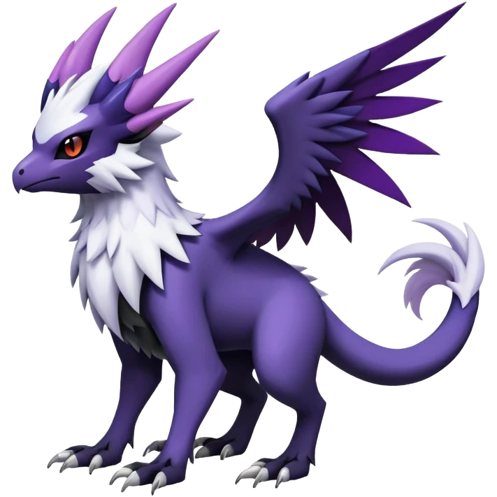 Absol-Noibat-Noivern-Hybrid (Full body) emoji
