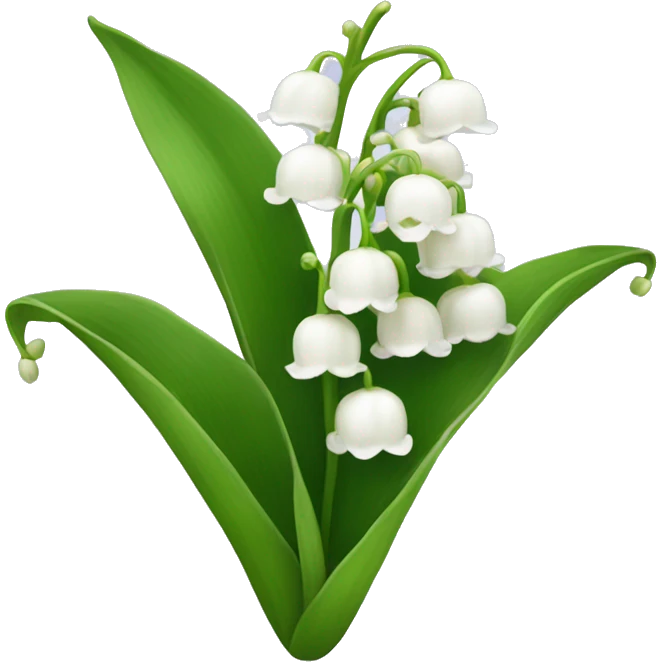 lily of the valley flower  emoji