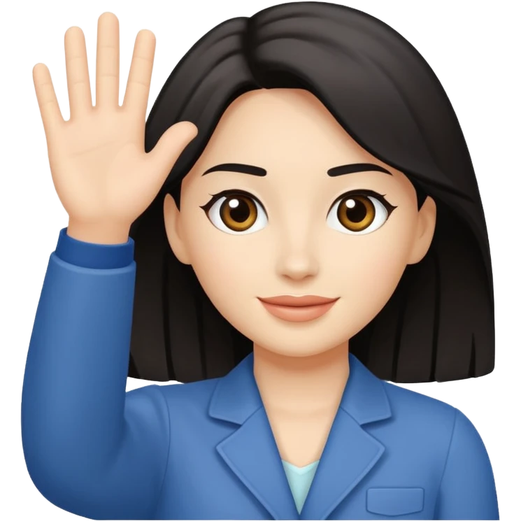 Jemi waving  emoji