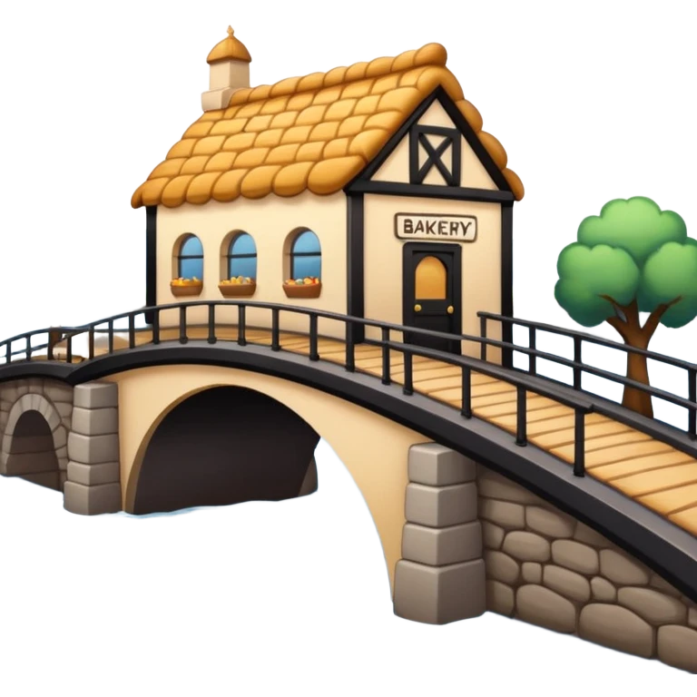 a bakery on a bridge emoji