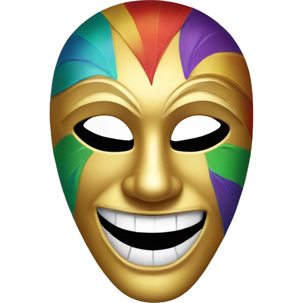 lucky carnival mask emoji