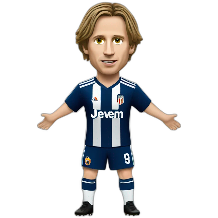 modric realistic football player emoji