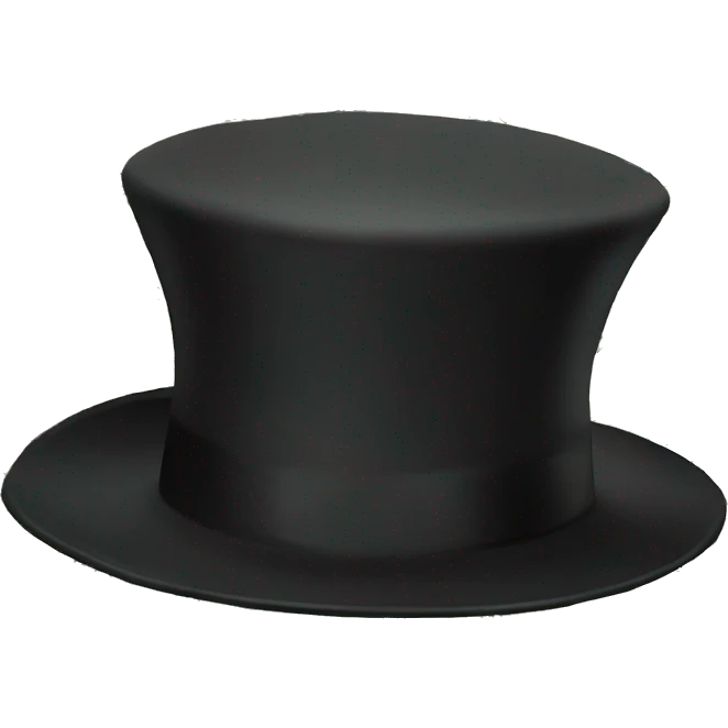 Black hat with money in it emoji