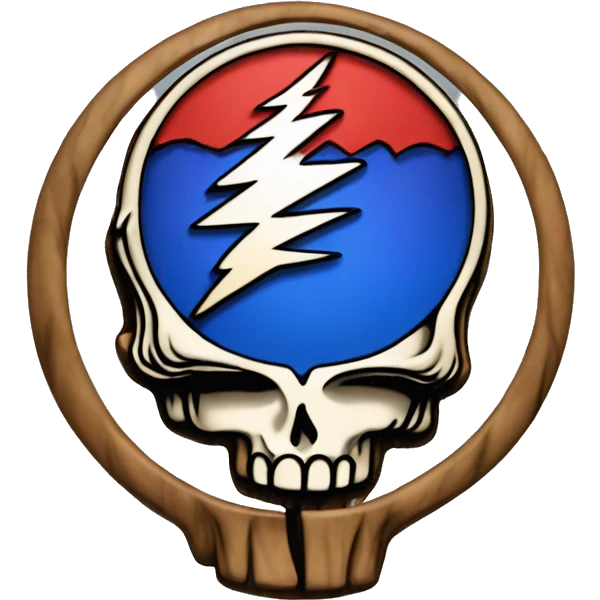 Grateful Dead steal your face emoji