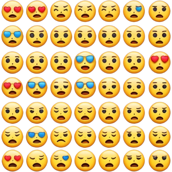 EMOJIS MOODY EXPRESSIONS 
AND FEELINGS emoji