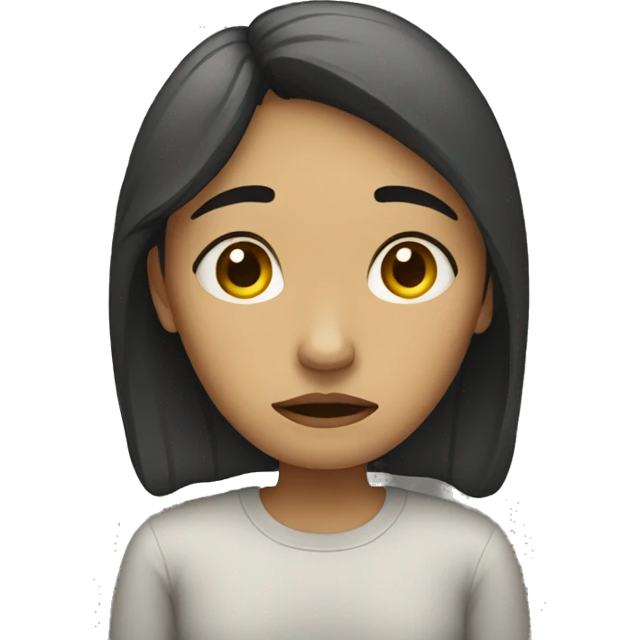 Sad woman emoji