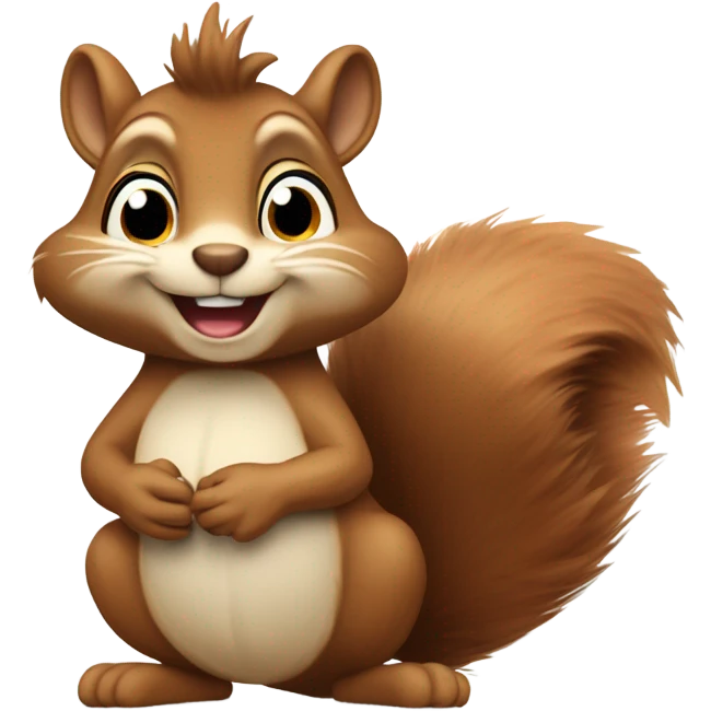 Silly squirrel  emoji