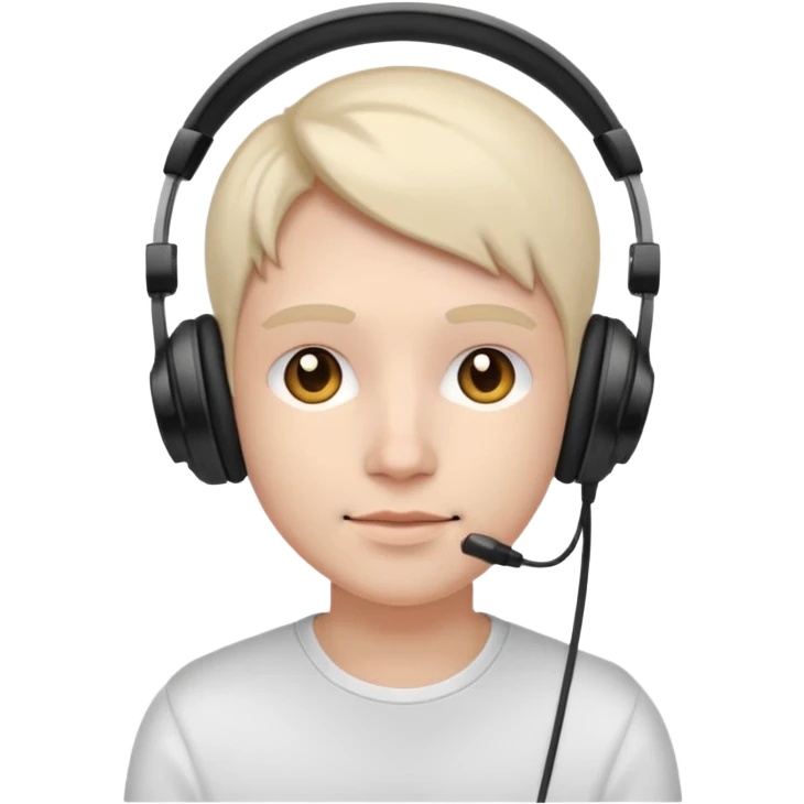 Me with headphones on emoji