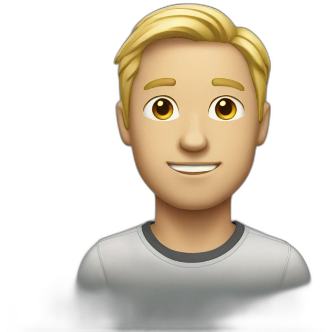 white guy standing emoji